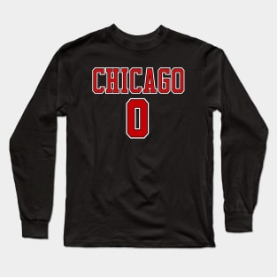 Chicago Basketball no. 0 Long Sleeve T-Shirt